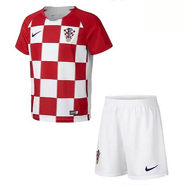 Camiseta Croacia 1ª Niño 2018 Rojo